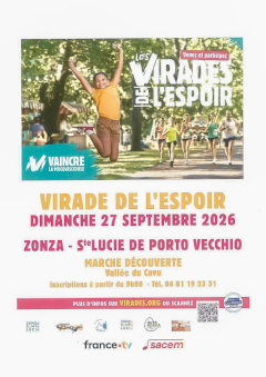 Affiche Virades de l'Espoir en Vallée du Cavu le 27/09/2026